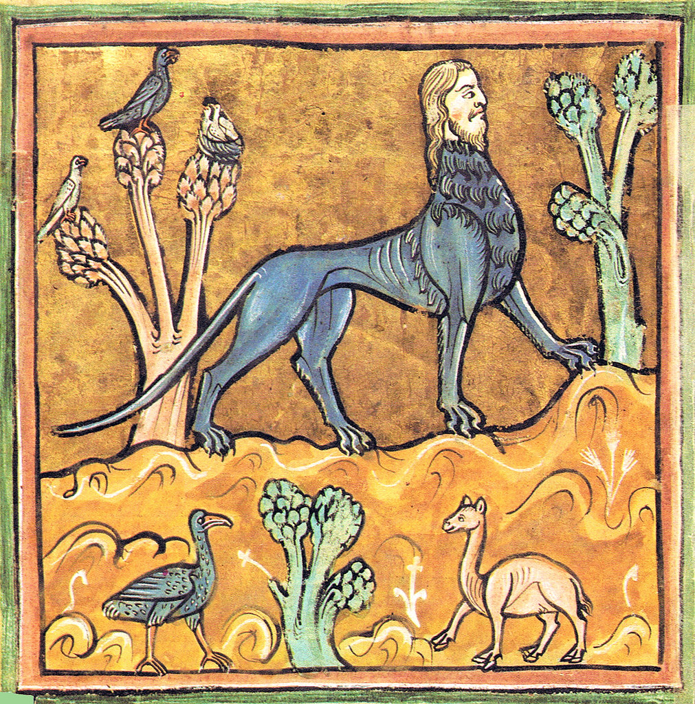 Manticore from a medieval Bestiary