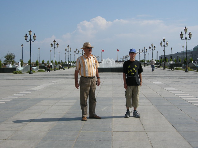 SAMSUN - Radu and Andrei enjoying the first walk on Samsun Sea Promenade