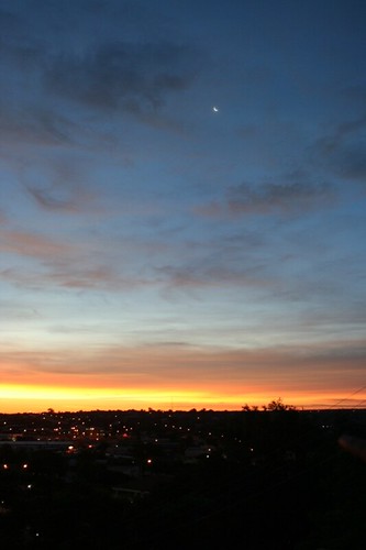 sunset botswana serowe newyears08