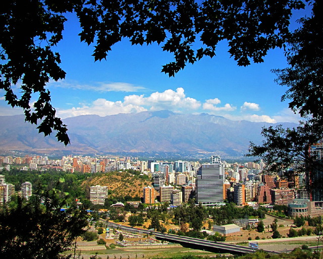 A View of Santiago, Chile