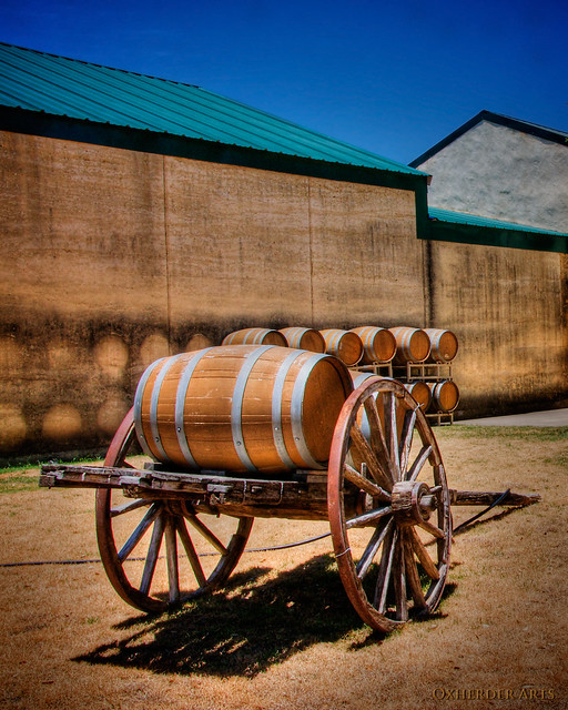 Wine Barrel at Texas Hills Vineyard
