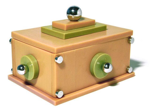 Deco Galalith Trinkets Box, 1930s