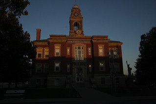 Decatur County, Iowa Courthouse at sunrise