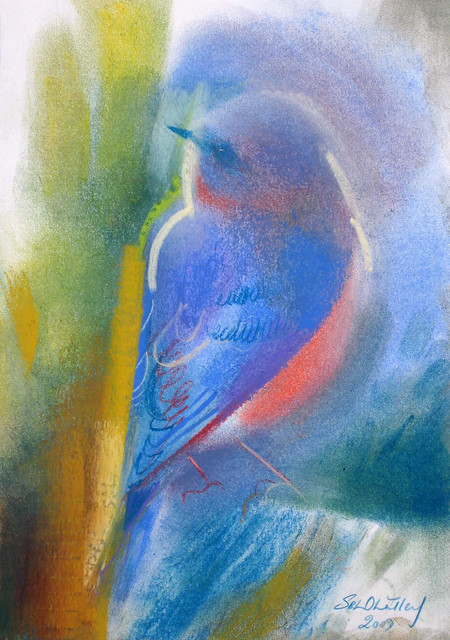 Bluebird of Hope. 2009 by Stephen B Whatley