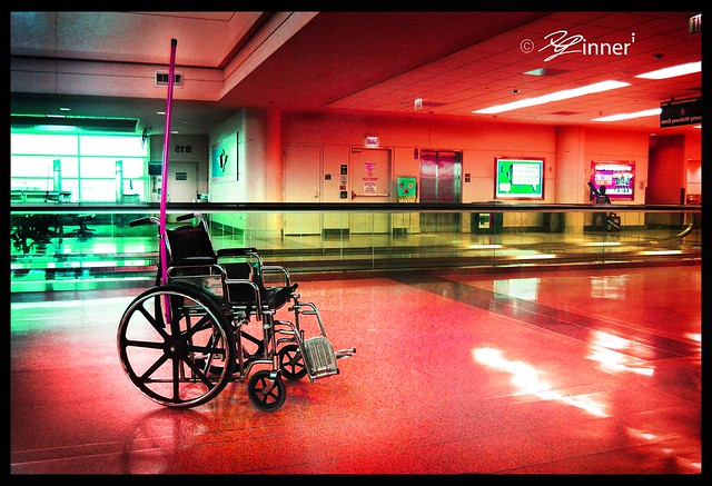 Wheelchair And Walkway