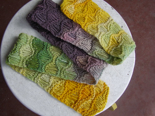waterfall scarf | from this yarn. sample for pgh knit and ...