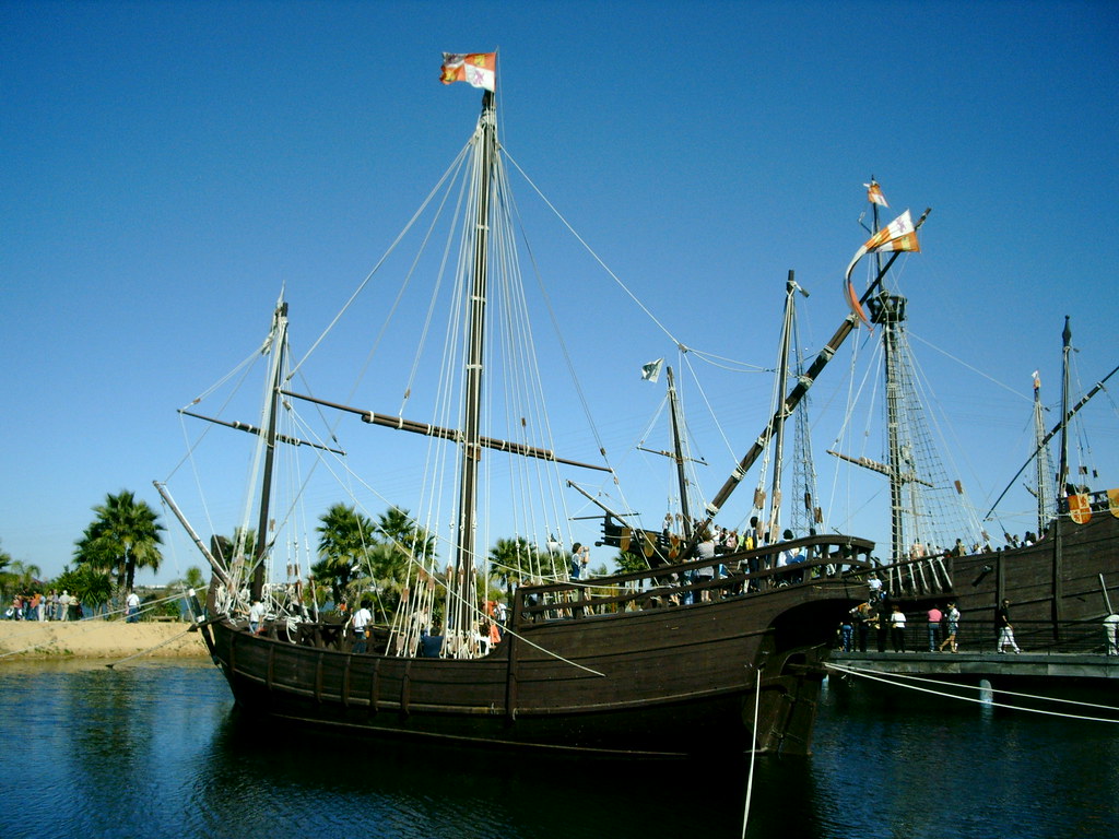Barco de Cristóbal Colón | Este es un modelo del barco en el… | Flickr
