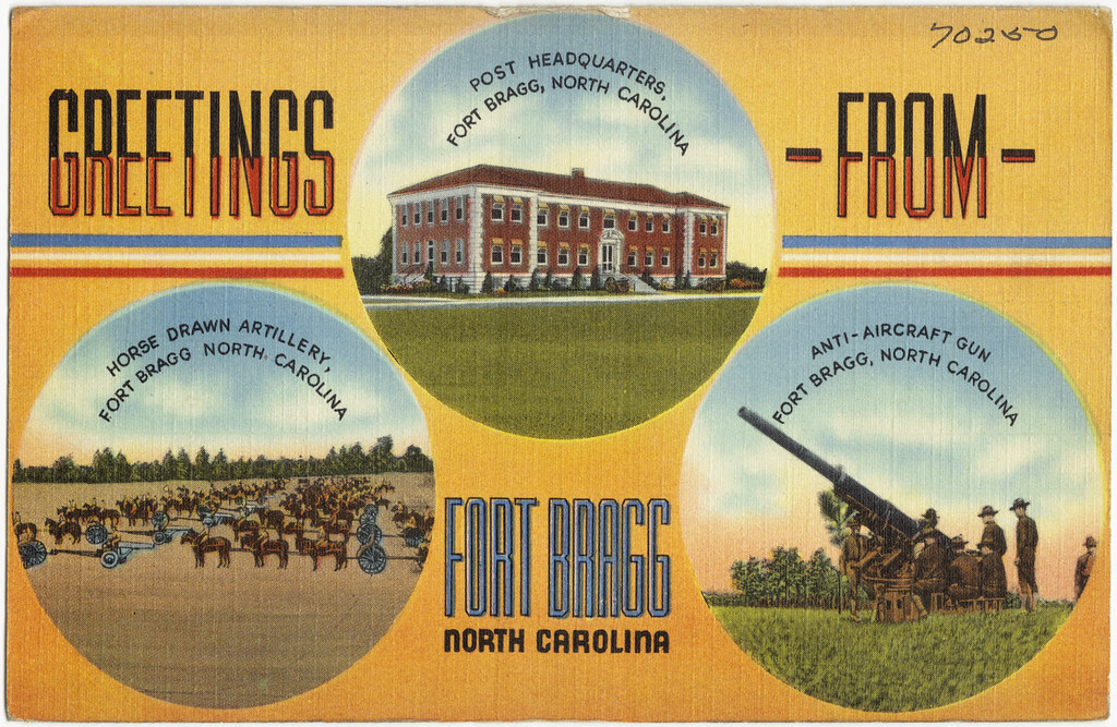 Greetings From Fort Bragg North Carolina