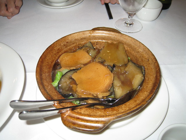 Lotus Pond dinner 3 - Sea Cucumber and Abalone