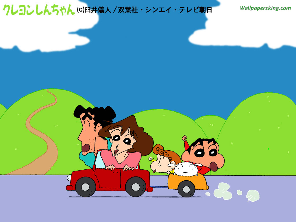 Crayon Shinchan - Family nohara in mini car | 阿茜儿 | Flickr