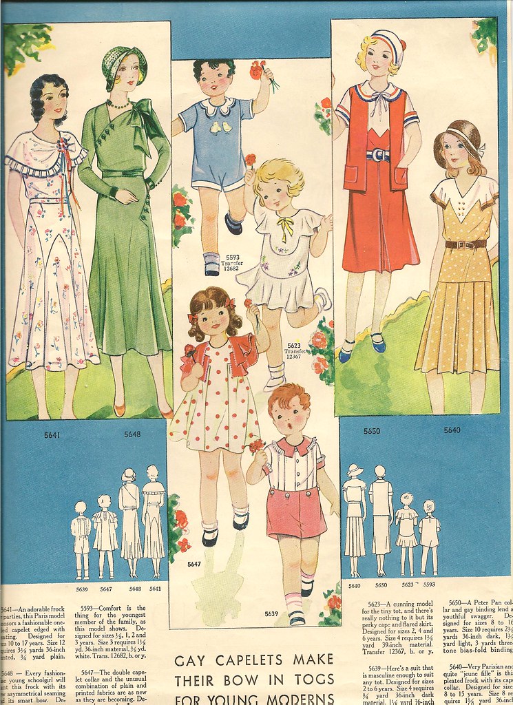 Image children's styles | circa 1930's | in pastel | Flickr