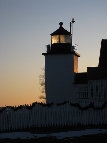 sunset lighthouse maine fortpoint stocktonsprings
