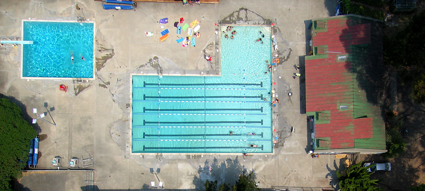 Summer in Berkeley: King pool by Michael Layefsky
