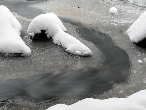 snow motion ice water woodland frozen washington stream wa hoya nd8 neutraldensity canons3 lewisrivergolfcourse