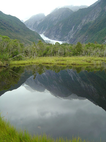 Reflection shot Franz Joseph Glacier | by Anne and Mark - The  Big Trip