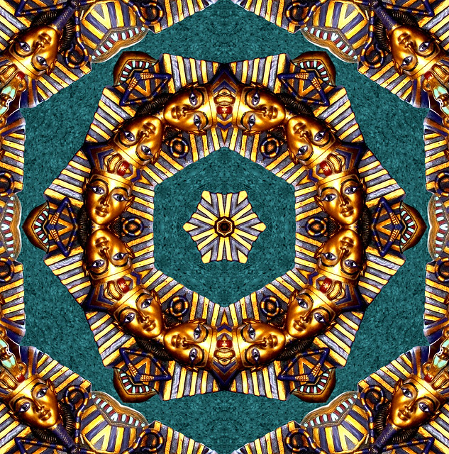 ~Egyptian Kaleidoscope Series~  King Tut  # 4