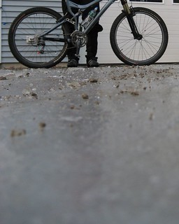 Wet, slippery ice... | by BikingWithKids