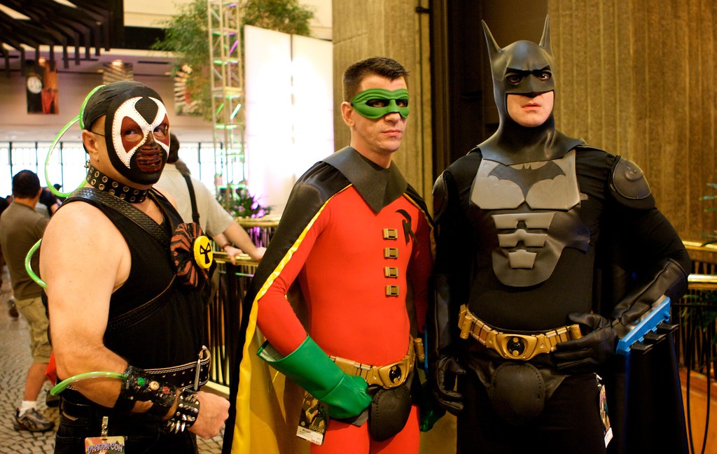 Batman, Robin and Bane | Tim Dorr | Flickr