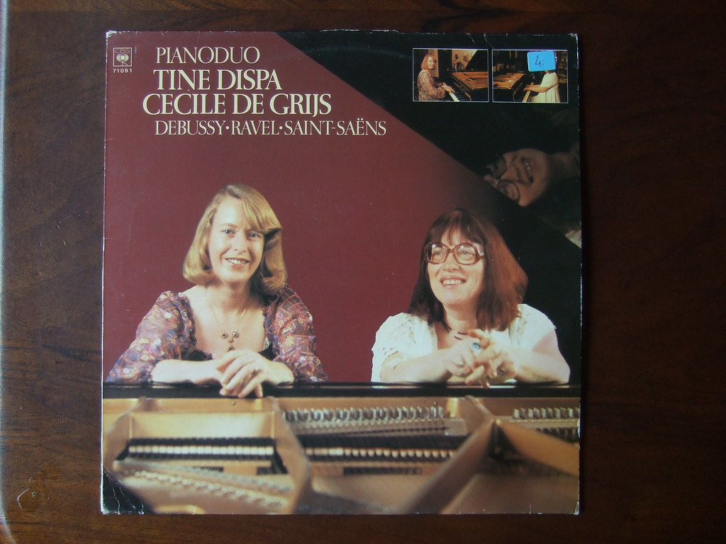 Debussy, Ravel, Saint-Saens - Piano Duo Tine Dispa, Cecile De Grijs, CBS