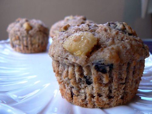 Banana Bran and Raisin Muffins | by Rachelle @ Mommy? I'm Hungry!