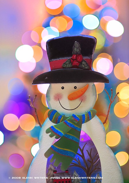Snowman Bokeh  © Glenn E Waters   (Explored). Over 43,000 visits to this photo.