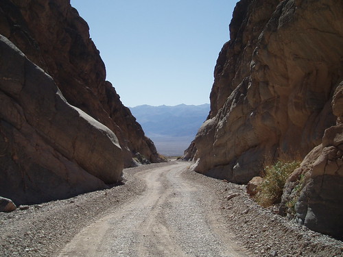 Walking back down Titus Canyon, Death Valley National Park, California