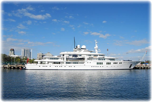 Mega Yacht Tatoosh back in St Petersburg, FL