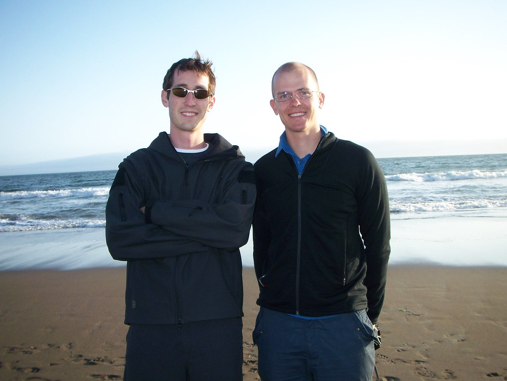 Me and DK at Stinson Beach