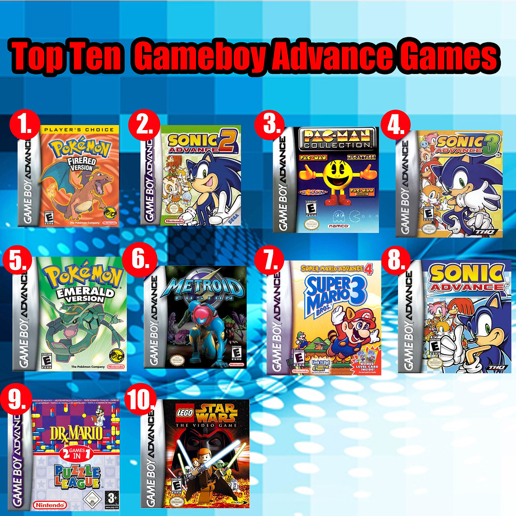 top 10 best gameboy advance games