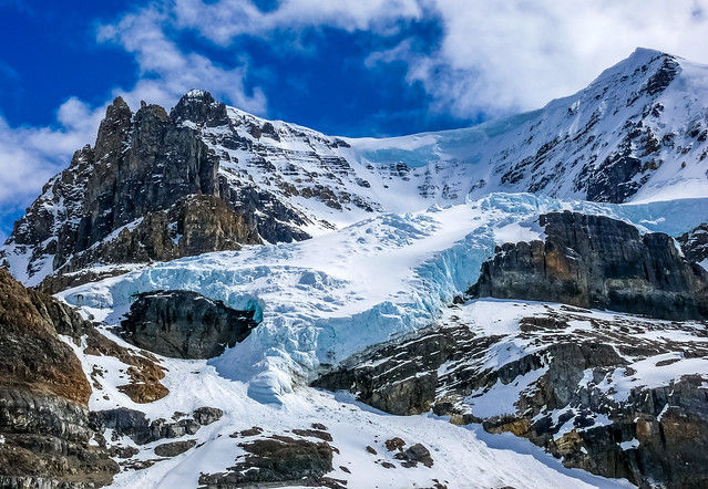 View from Athabasca Glacier