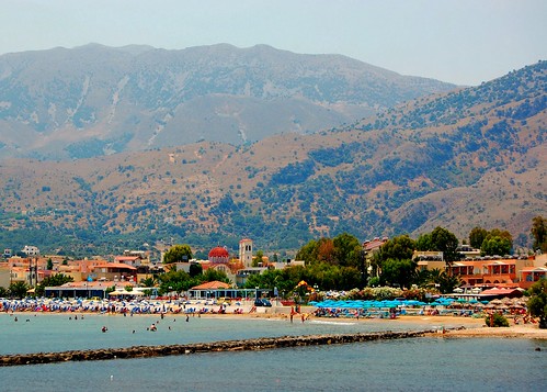 Georgioupolis beachfront on the Greek island of Crete
