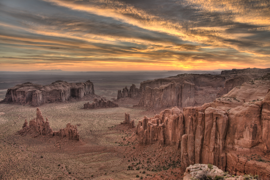 Hunt's Mesa Sunrise by caddymob