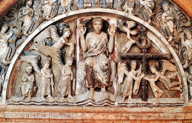 Benedetto Antelami, Parma, Battistero, lunetta con Cristo giudice