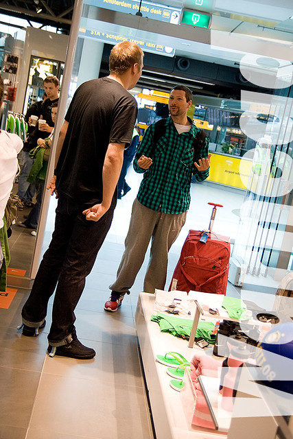 Kaspar van Lierop @ Nike Store Schiphol