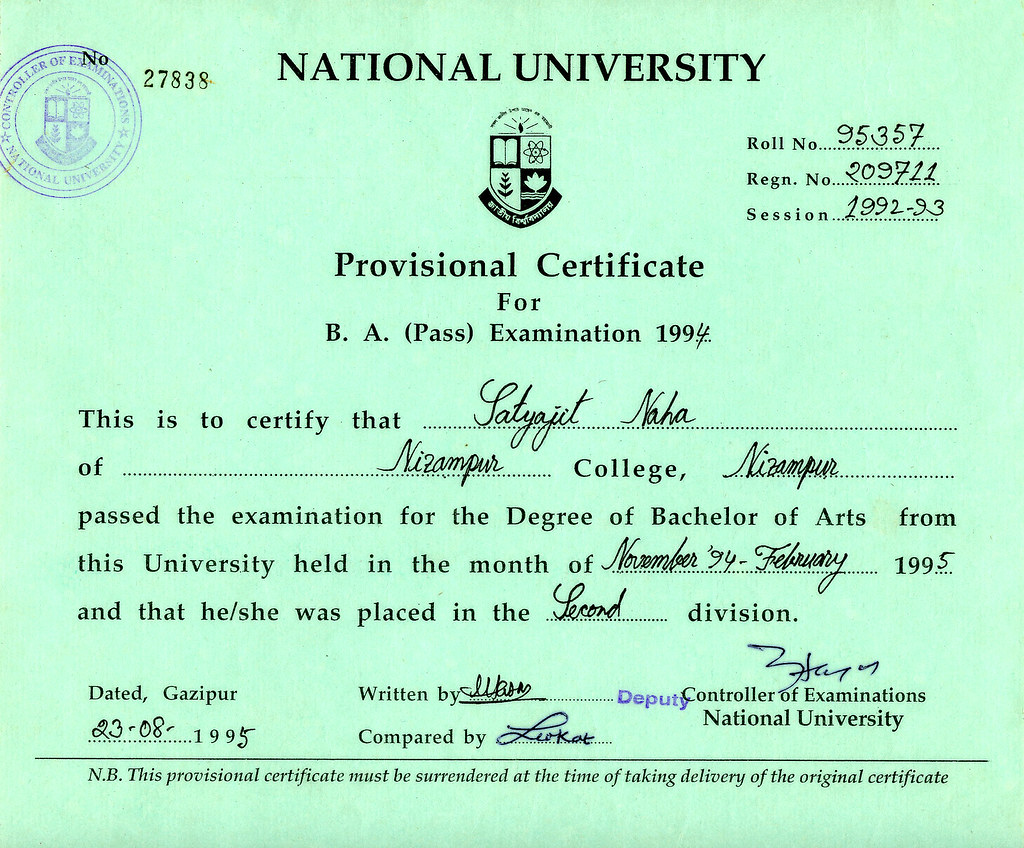 Provitional Certificate-BA.