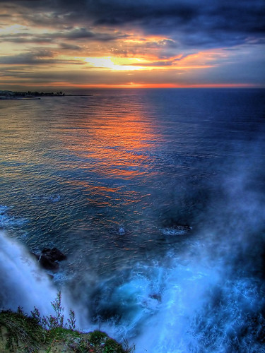 Güneş Doğusu ve Düden Şelalesi.. by Nejdet Duzen, travel sea cloud holiday reflection fall sunrise turkey türkiye antalya deniz soe akdeniz bulut tati