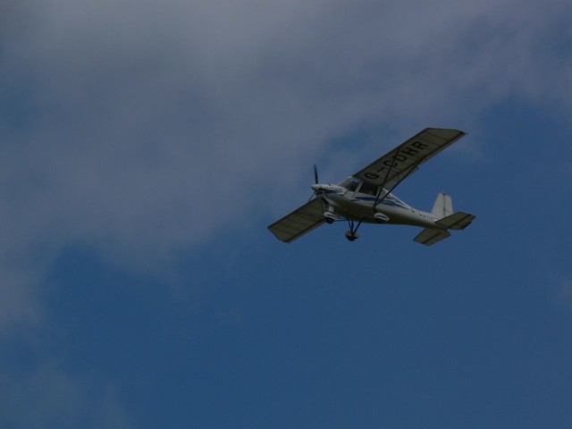 On approach into Popham Airfield. G-CDHR