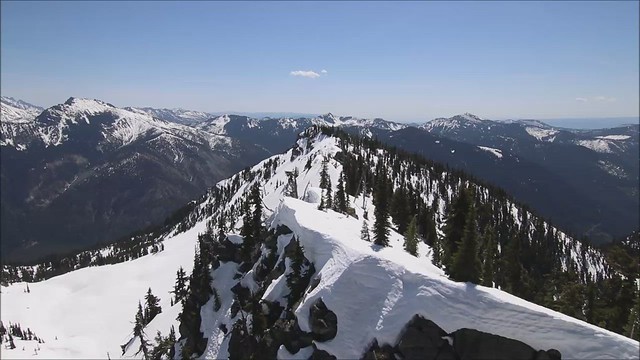 Panoramic view on Davis Peak Central