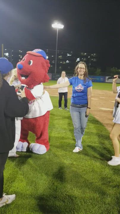 I was the big winner at the Ottawa Champions game! (Video by Sandi of Canadian Blog House!)!