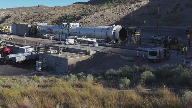 Full-scale SLS Booster Test