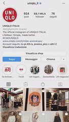 Milano 15 settembre 2020 1º Anniversario dello Store Uniqlo Italia