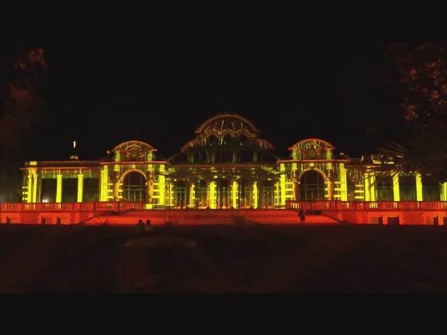 Palais des congrès & Opéra de Vichy (light show)