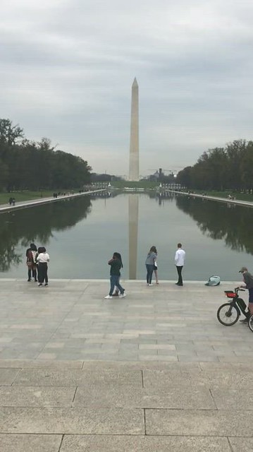 View of the Washington Monument & Lincoln Memorial  - Washington D.C - Nov 2020 #videos