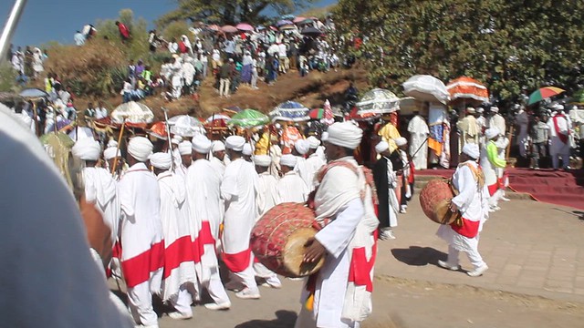 Timkat procession