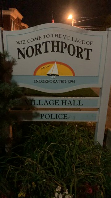 Walking Tour Northport Village in the Town of Huntington Long Island New York USA Halloween Eve October 30th 2020 video