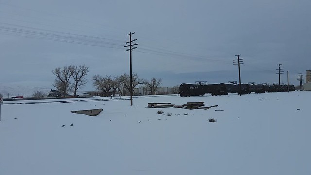Amtrak in the Snow