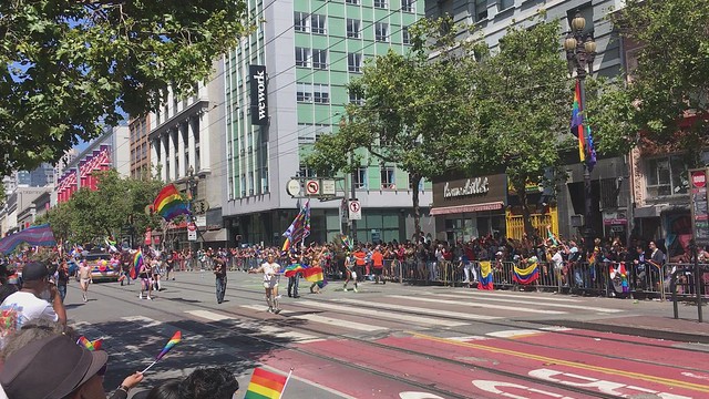 San Francisco Pride Parade with YMCA blasting