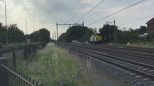 Spooky Day Light ! And a Cool Freight Train 🚂👍👍👍👍👍👍👍  At Blerick , the Netherlands 26.6.2021