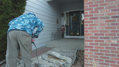 Arvada Concrete Front Stoop Removal