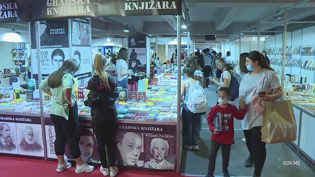Dritan Abazović - obilazak Međunarodnog sajma knjiga i obrazovanja (01.10.2021.)